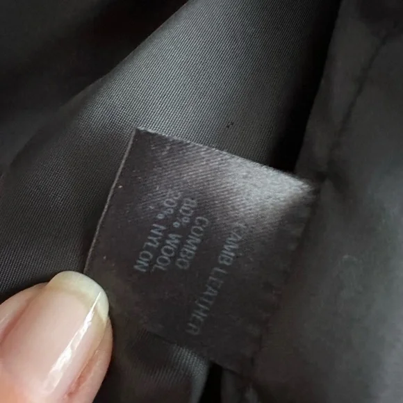 Kaufman Franco Leather and Wool Jacket